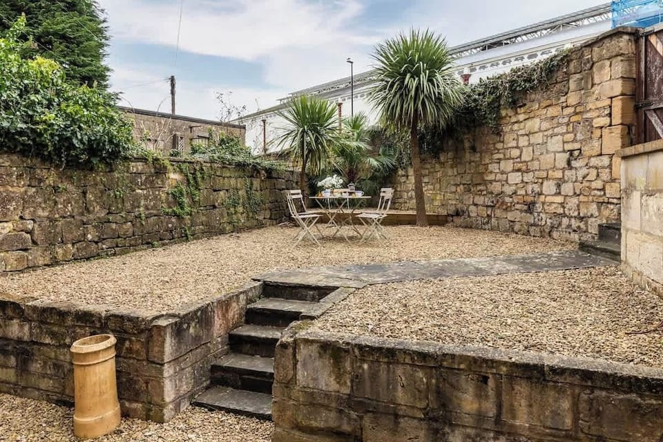 Private rear garden