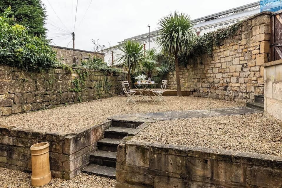 Private rear garden