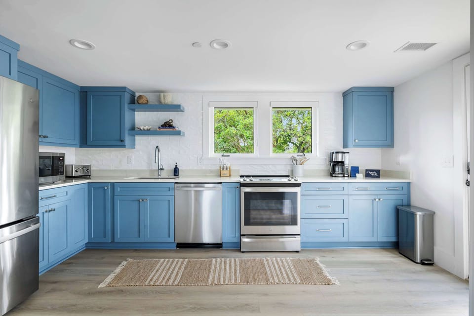 Fully equipped kitchen with everything you need to cook a meal!