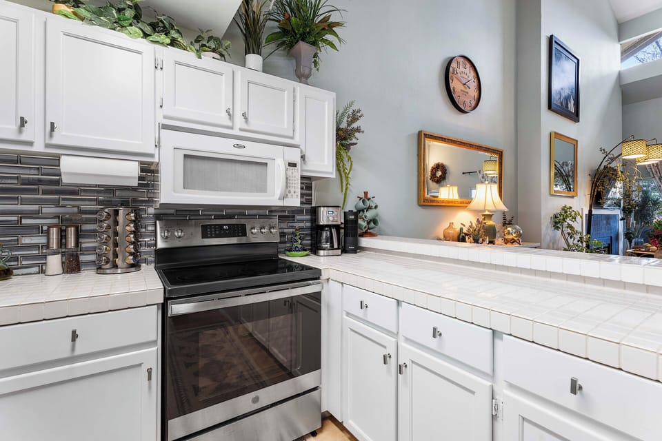 Ample counter space