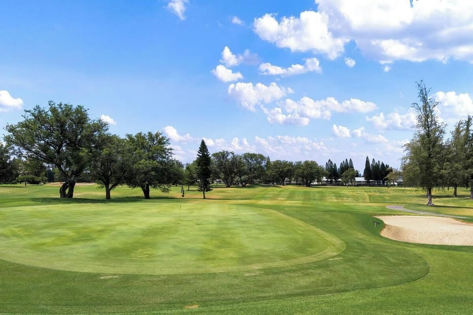 Golf course on property