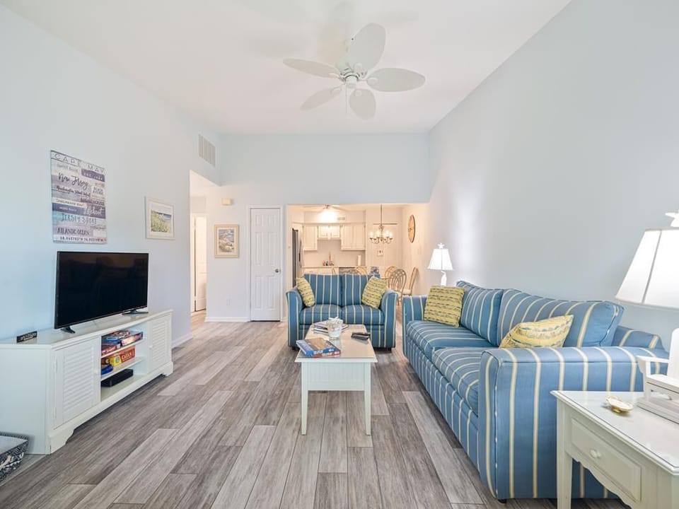 Seamless flow between the living and dining areas, great for gatherings.