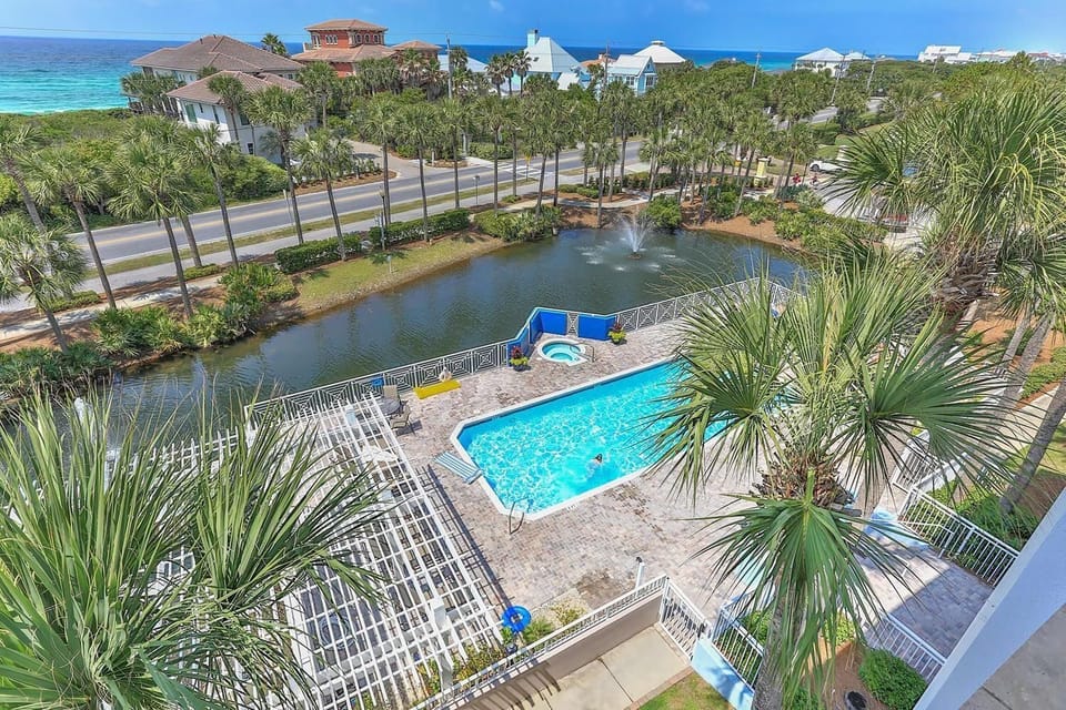 Condo, Multiple Beds (Gulf Place Caribbean 413- Aqua Vista ) | Pool | Outdoor pool, a heated pool