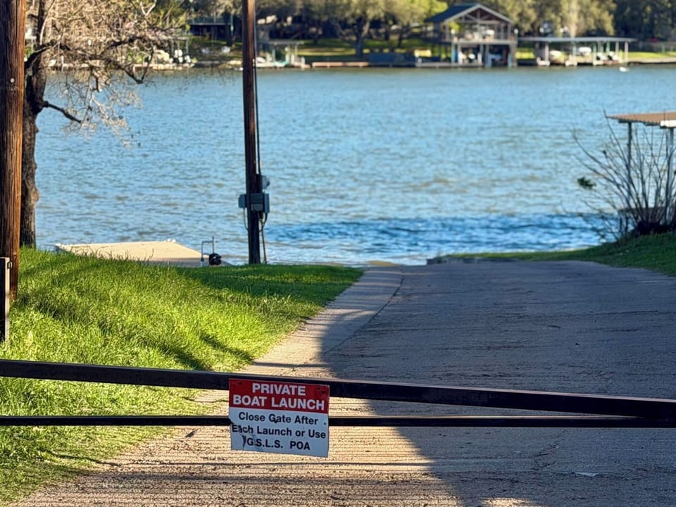 Boat Dock on Lake LBJ  - Homeowners Park