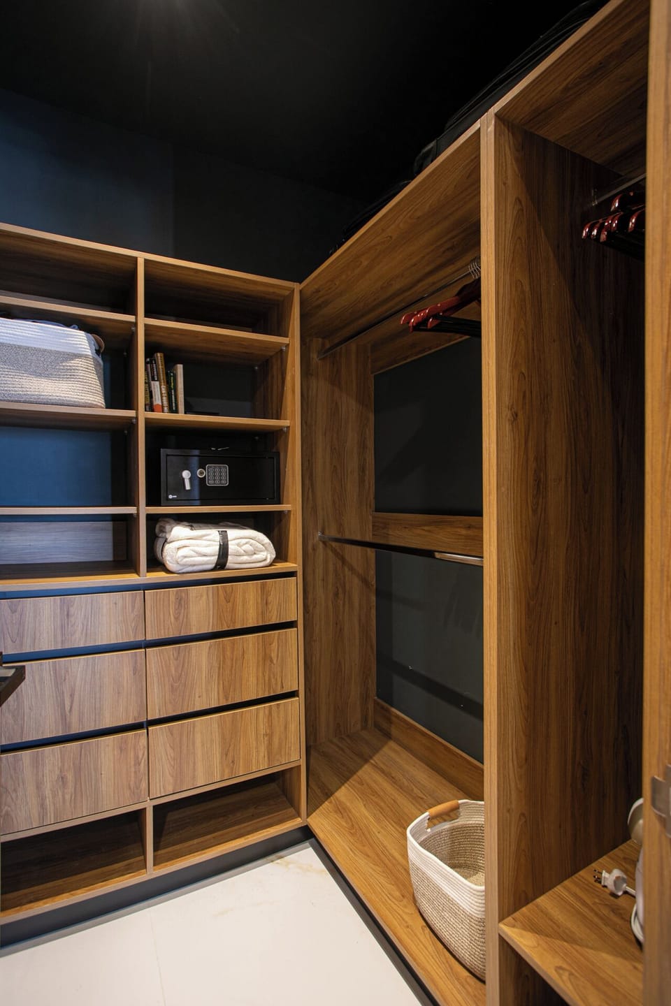 Large walk-in closet in the primary bedroom area.