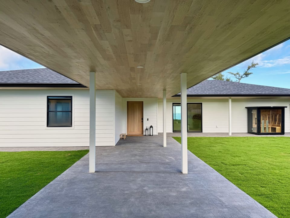 Covered Entry from carport to house