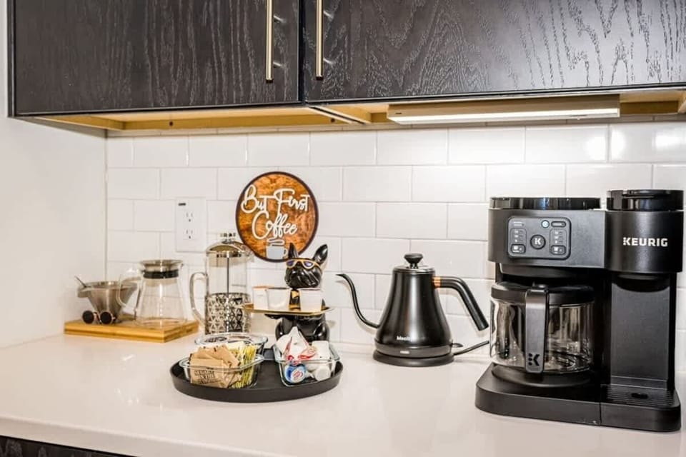 Multiple ways to brew coffee! Free locally roasted coffee provided free!