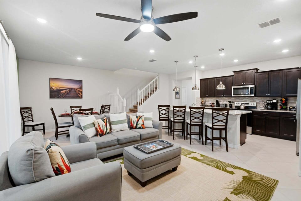 Living Room/ Dining Room/Kitchen