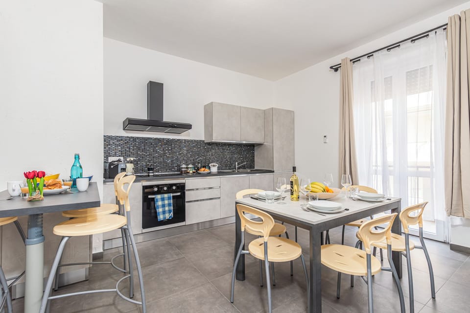 Standard Apartment, Multiple Bedrooms, 2 Bathrooms (Lusa Apartment) | Private kitchen | Fridge, microwave, oven, stovetop