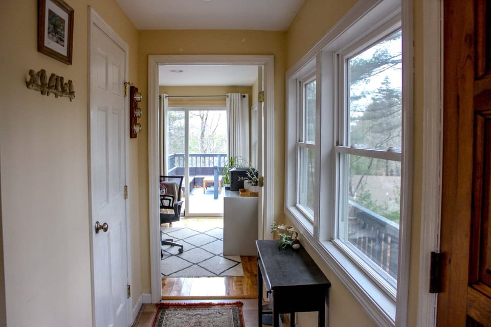 Hallway to Office and Deck