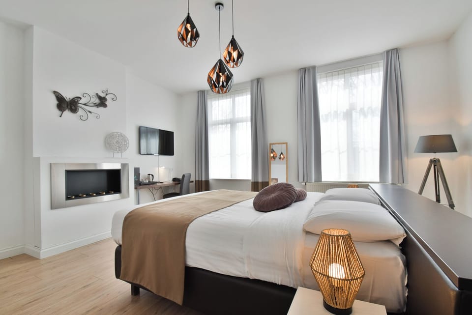 Executive Double Room, Garden View | Premium bedding, blackout drapes, soundproofing, free WiFi