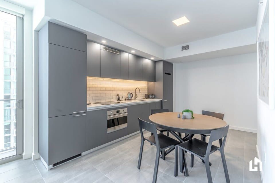 A kitchen/dining table for enjoying meals at home