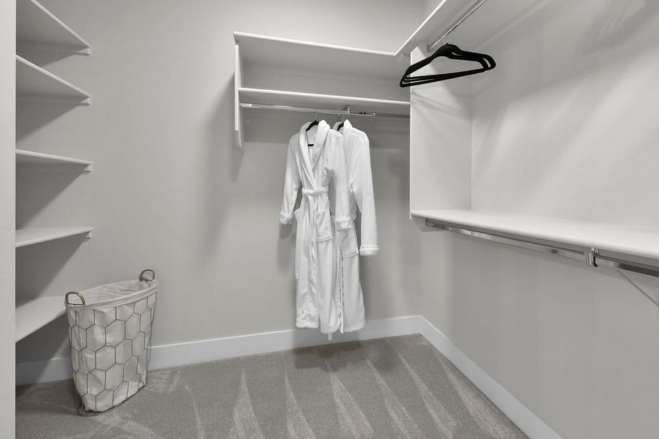 Indulge in a touch of luxury with plush spa-like robes, available for your use. Perfect for cozy lounging or slipping into after a soak in the hot tub.