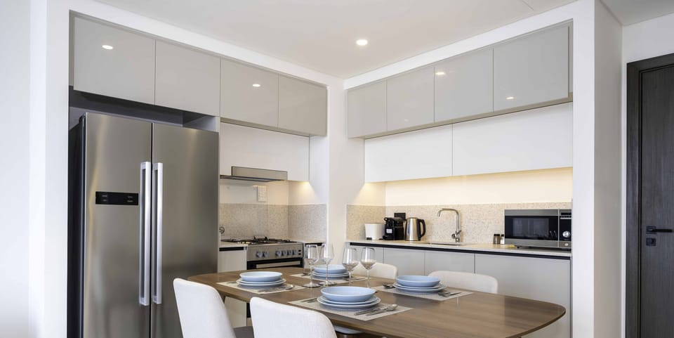 Apartment | Private kitchen | Electric kettle, toaster