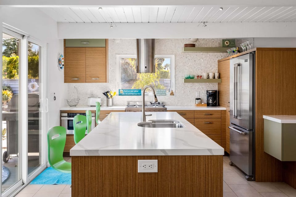 Sleek modern Chef's kitchen