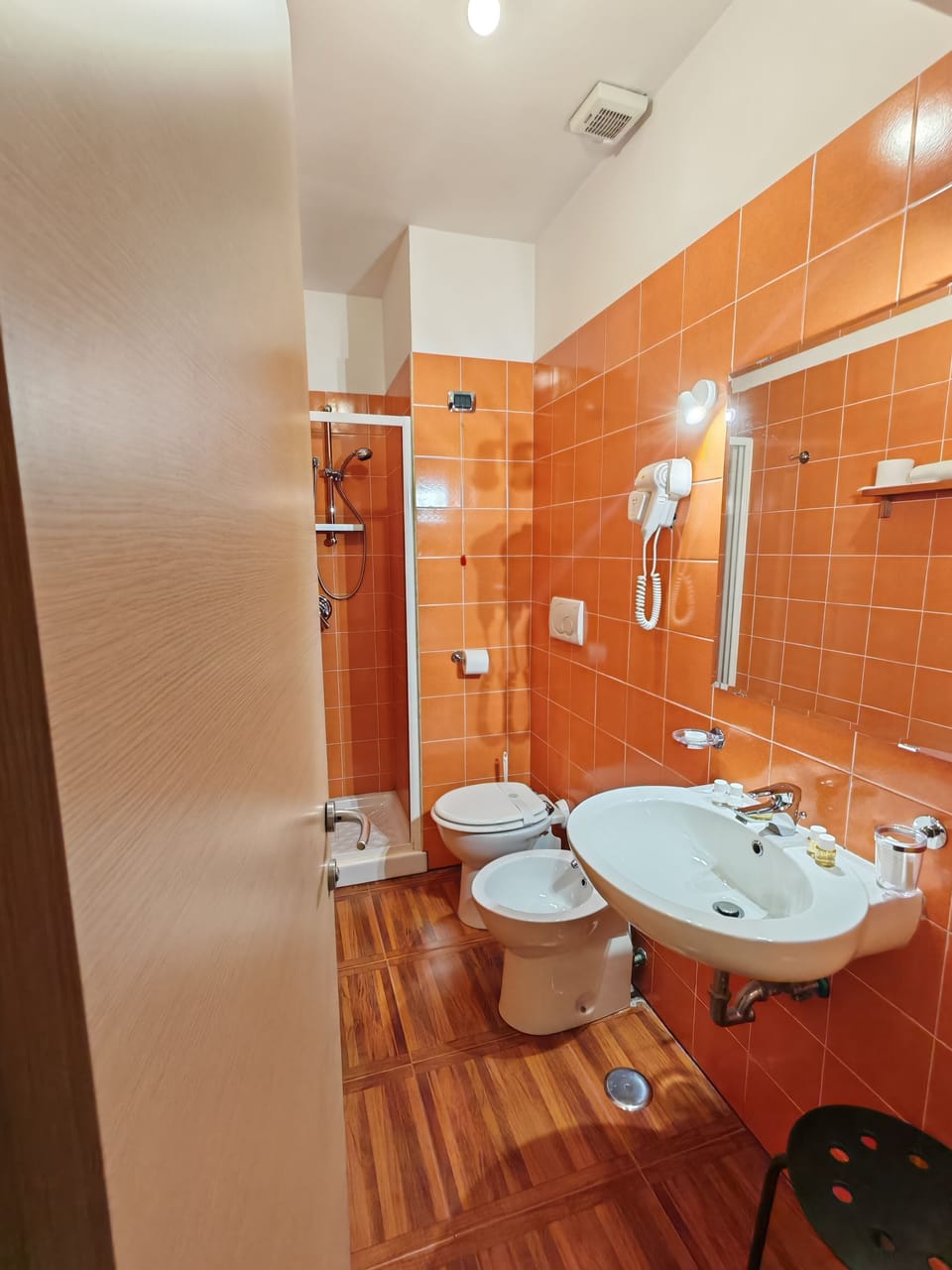 Economy Room | Bathroom | Shower, free toiletries, hair dryer, towels