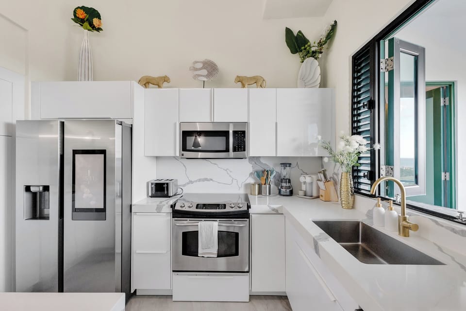 Smart fridge with screen 
