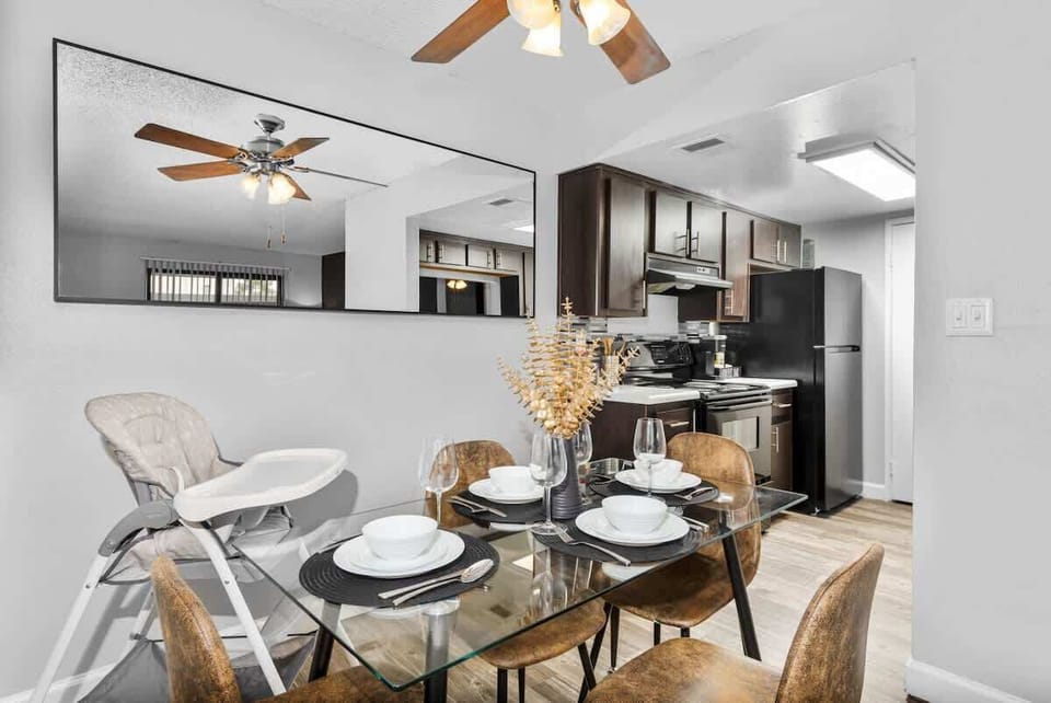Enjoy meals together in this inviting dining space.
