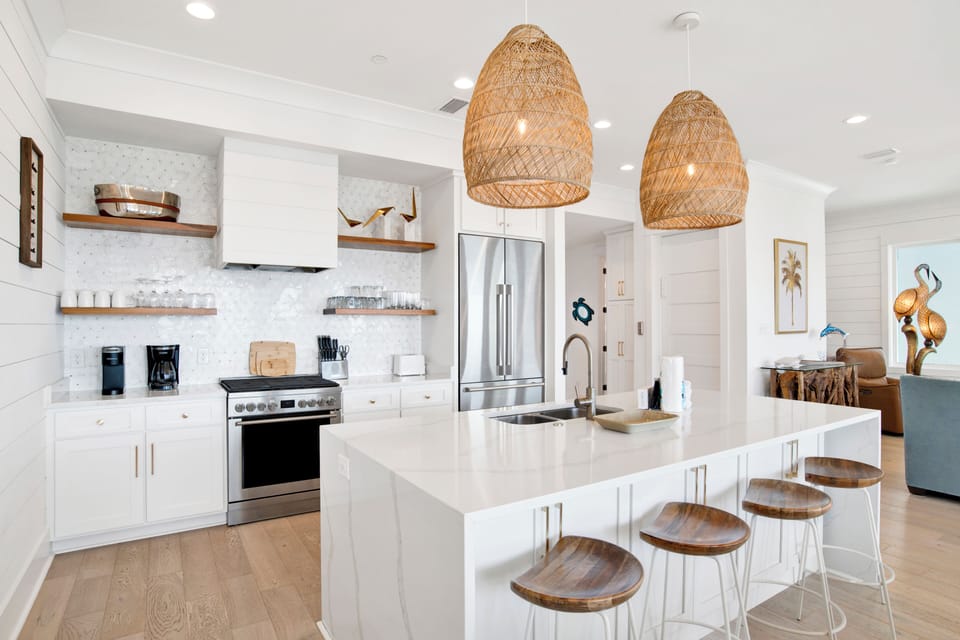 Additional island seating