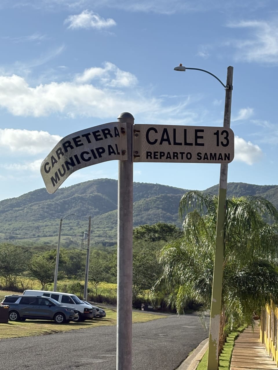 Street sign for house