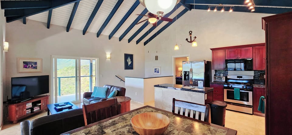 dining table & living space