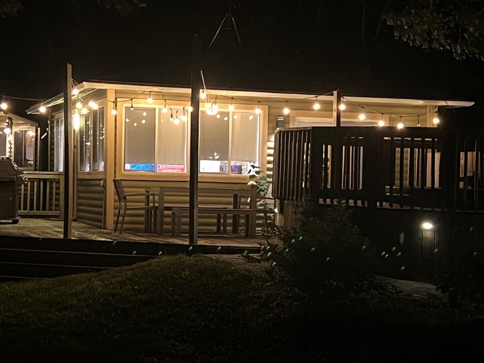 outside