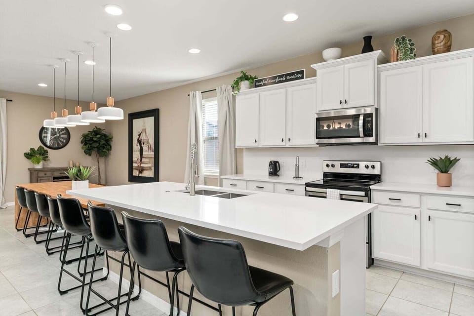 Our kitchens are fully equipped with all the appliances you need to start your day.