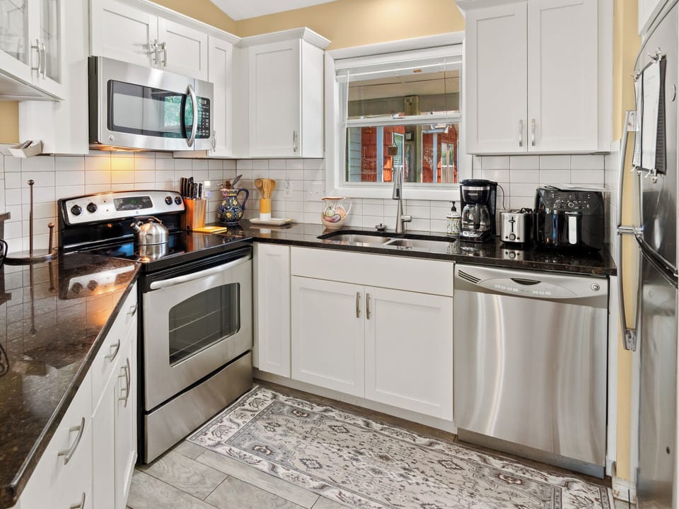 Whip up something delicious in the Kitchen with modern appliances.