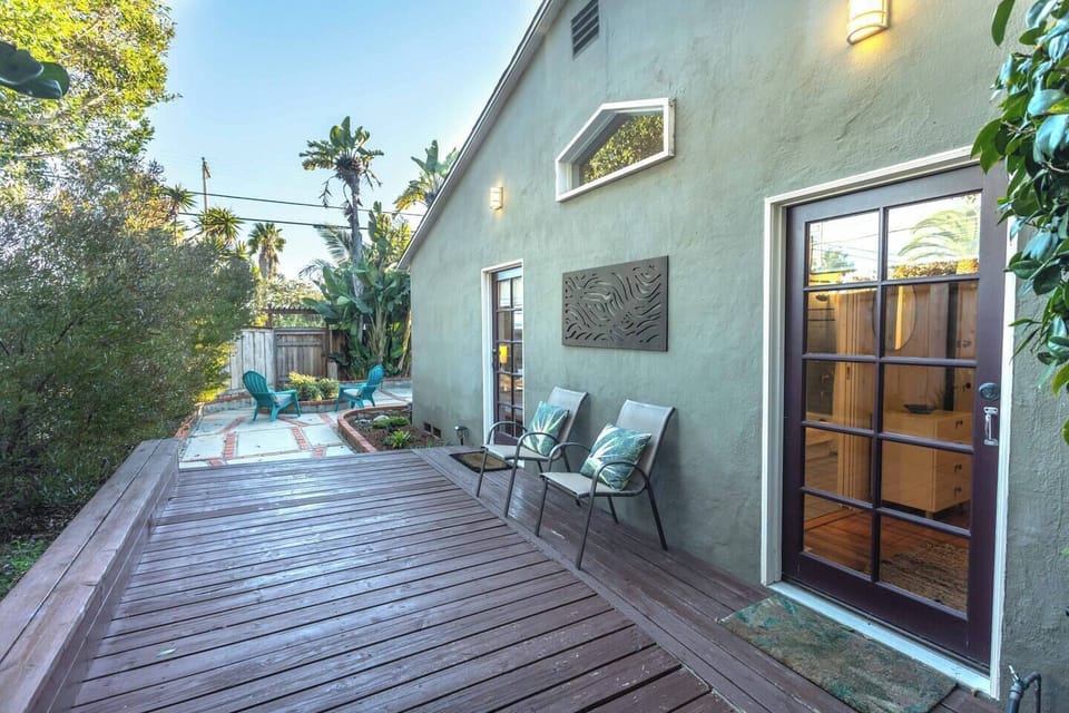 Each door leads to the additional deck located off the bedrooms.