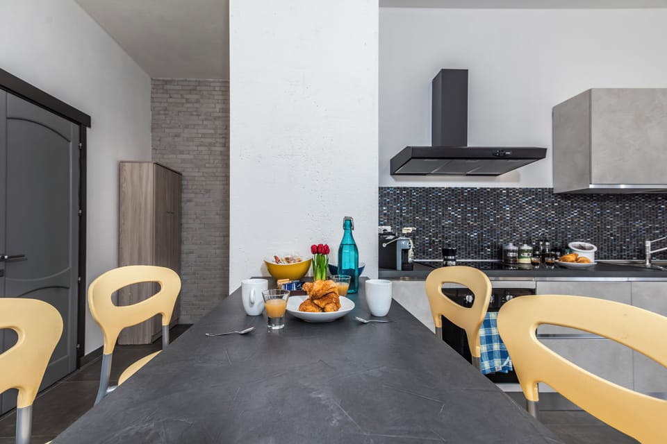 Kitchen and dining area