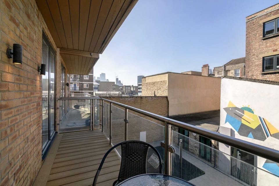 Private balcony with a comfortable seating area—the perfect place to enjoy your morning coffee, evening drink or simply relax in the fresh air