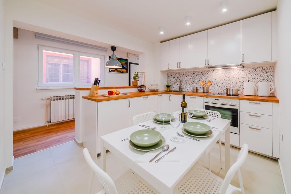 Kitchen and dining area