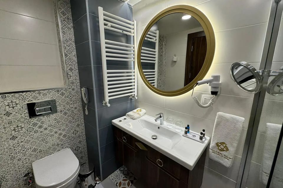 Standard Double or Twin Room | Bathroom | Shower, free toiletries, hair dryer, towels