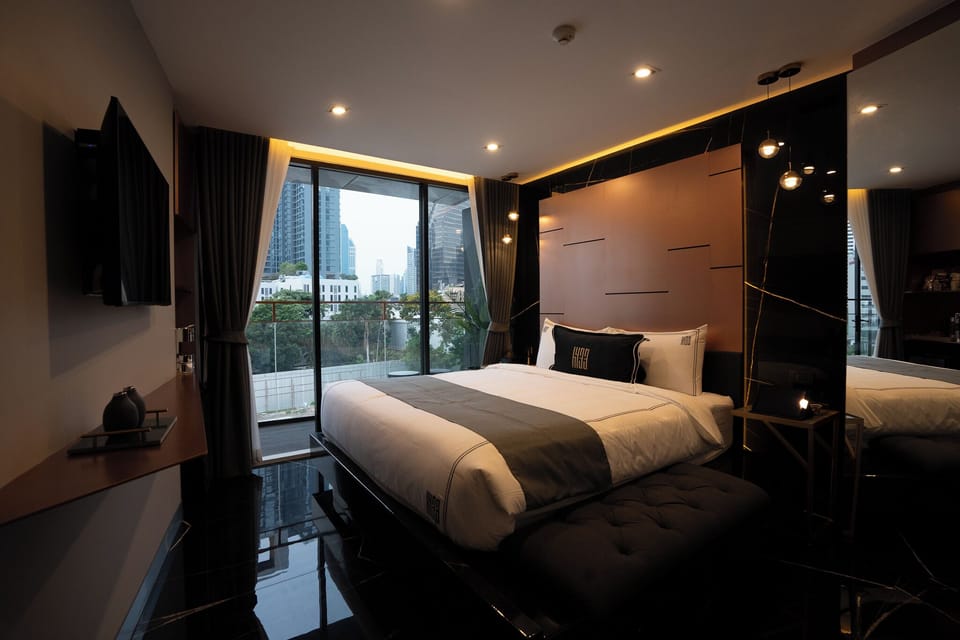 Premium Balcony with Smart iPad | City view from property