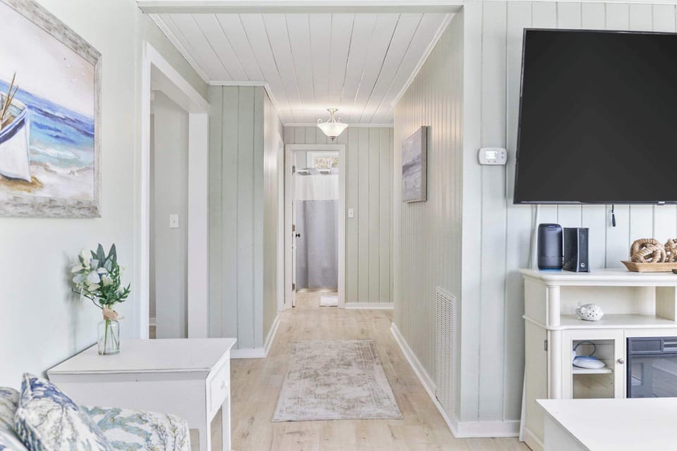 View of hallway space from living area!