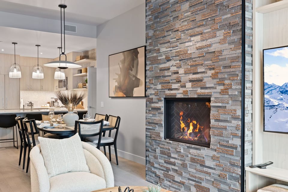 Living Room | Alpine Ridge in Deer Valley, Utah by Luxus Vacation Properties
