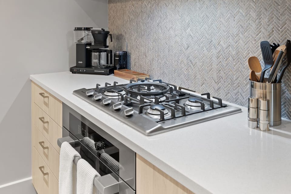 Kitchen | Deer Hollow Hideaway in Deer Valley, Utah by Luxus Vacation Properties