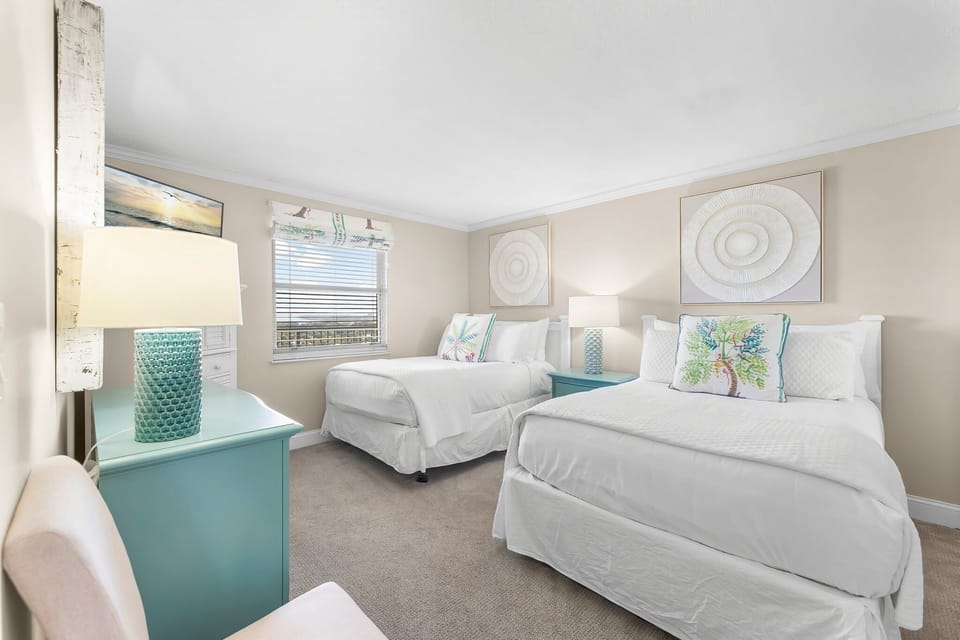 Guest Bedroom with Two Full Beds