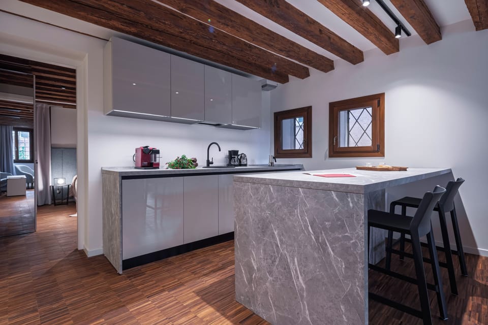 Superior Apartment | Private kitchen | Mini-fridge, dishwasher