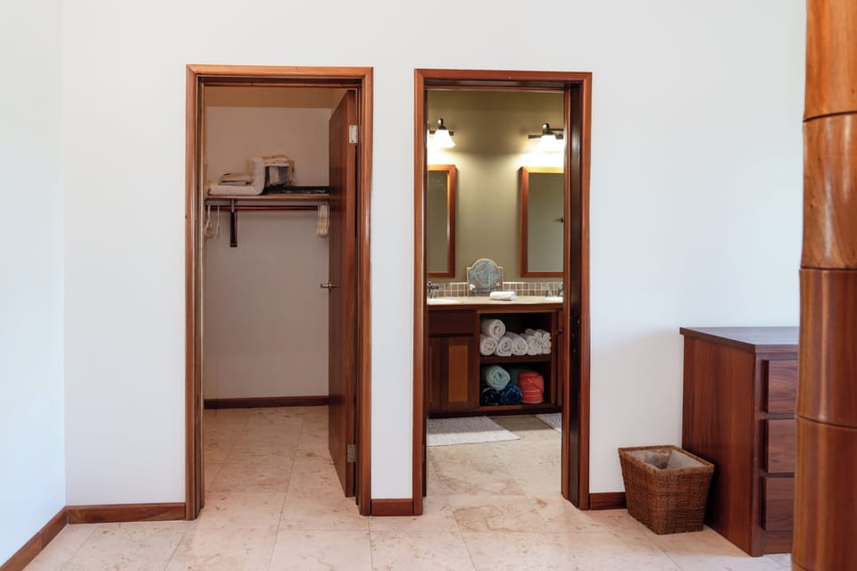 Walk in closet and attached full bathroom