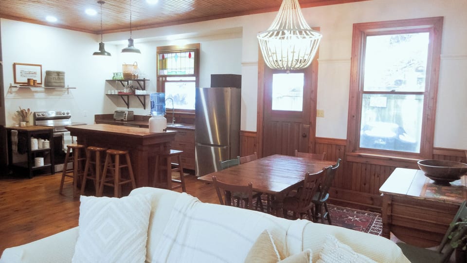 Open concept kitchen