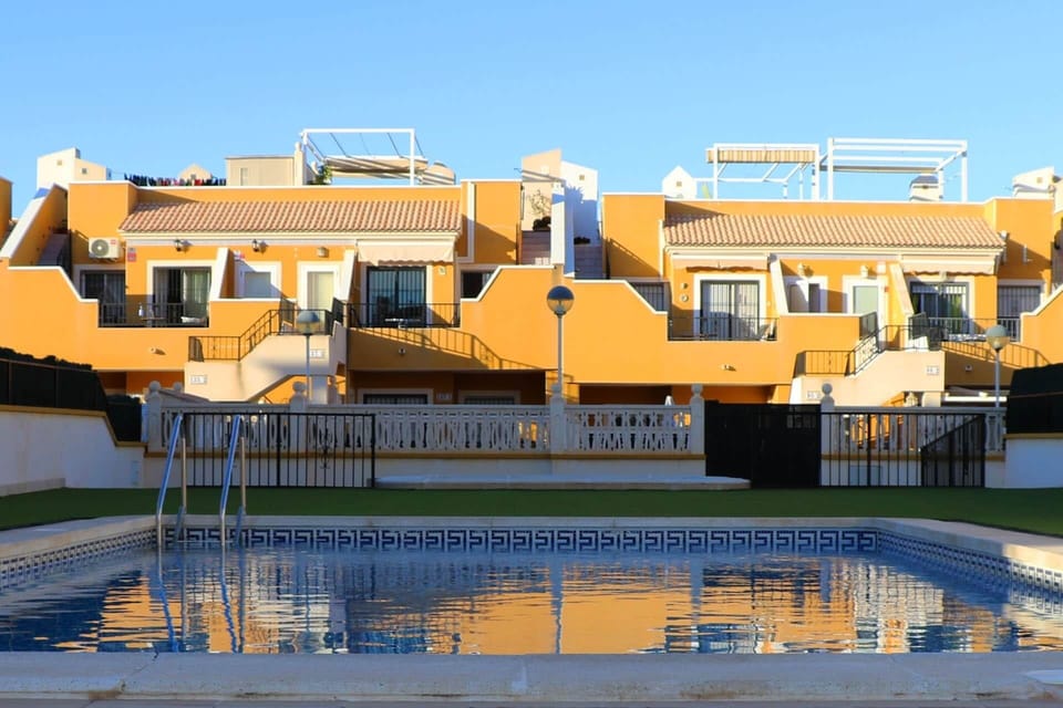 A proper full-size pool on the complex, available to all guests.