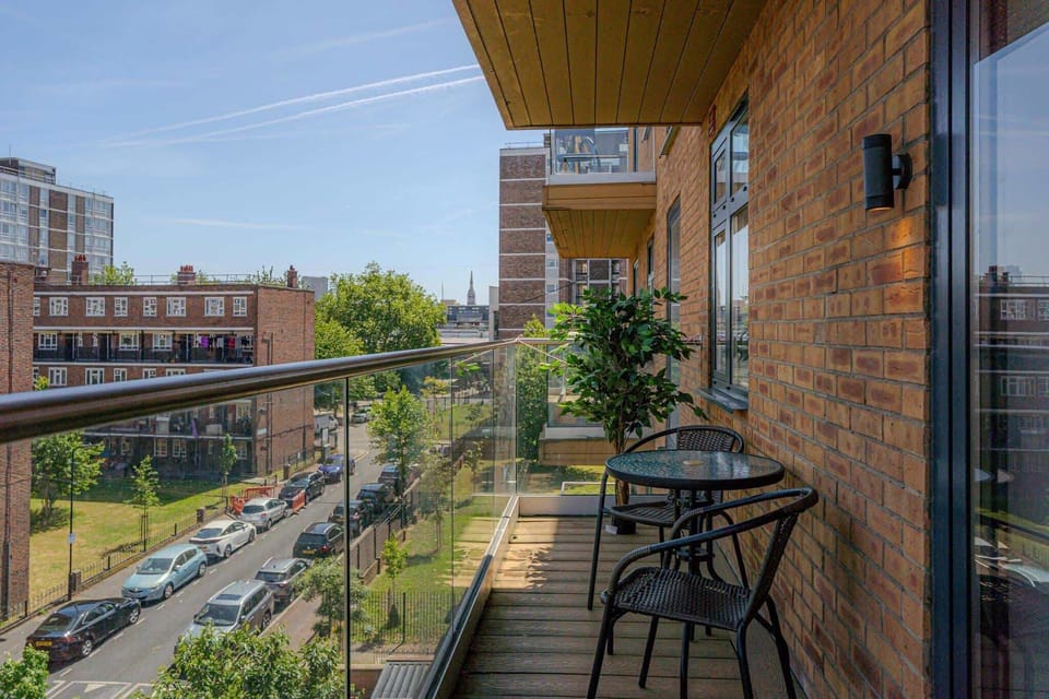 Private balcony with a comfortable seating area—the perfect outdoor retreat to enjoy your morning coffee, unwind with an evening drink or simply soak up the fresh air