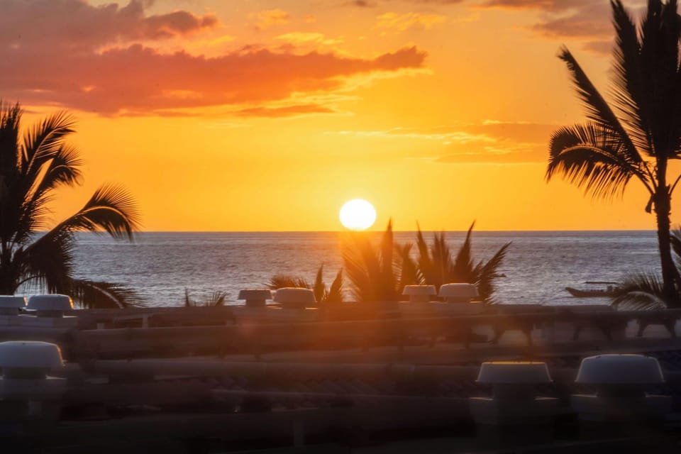 Sunset from patio