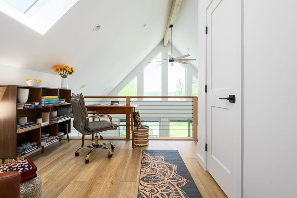 A Loft for Reading, Working, Yoga, or Board Games