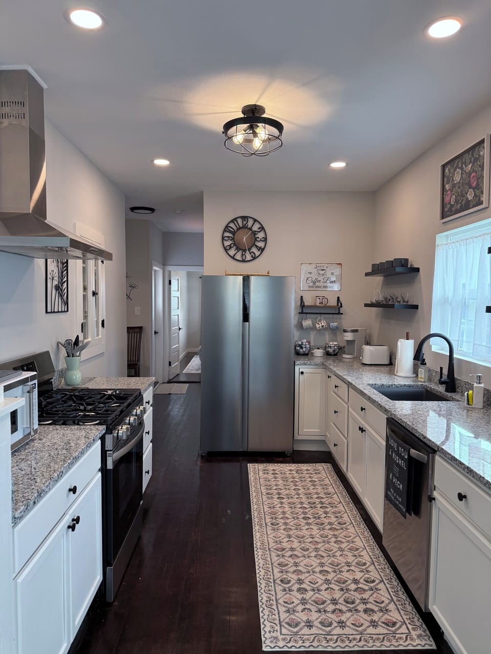 If you feel like eating in, our kitchen has everything you need!

