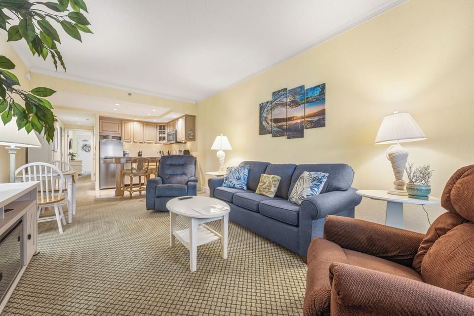 Living Room Area with Queen Sleeper Sofa