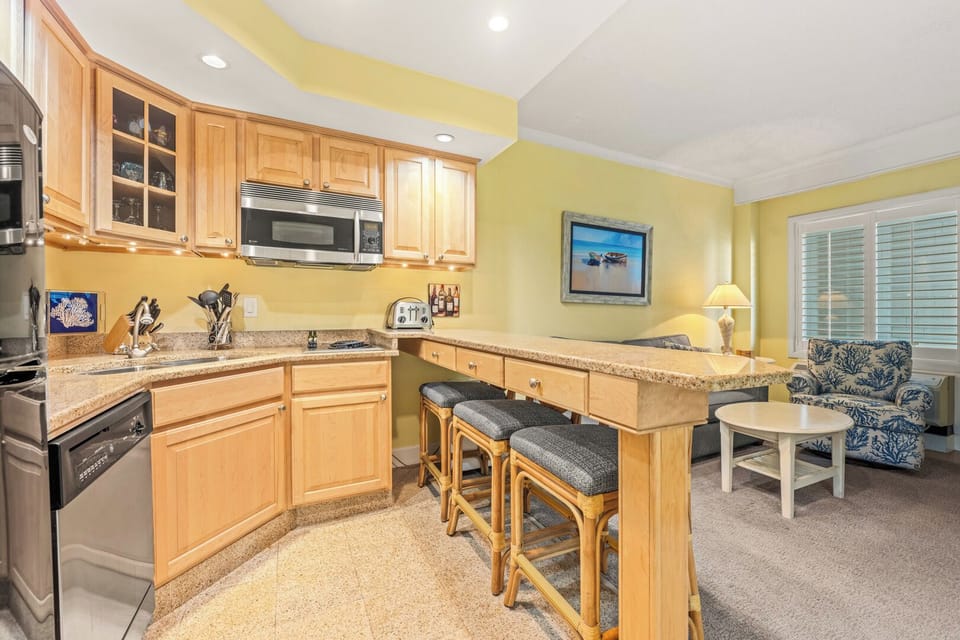 Kitchen with Bar Seating