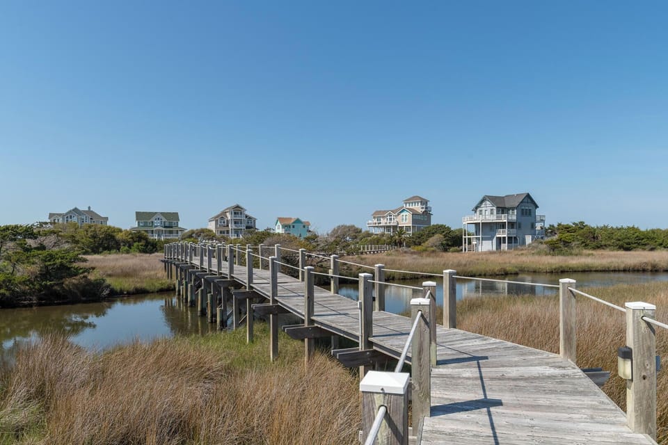 Gazebo and Walkway Around the Villas of Hatteras Landing