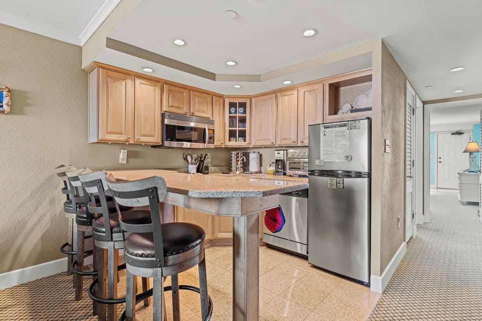 Kitchen with Bar Seating